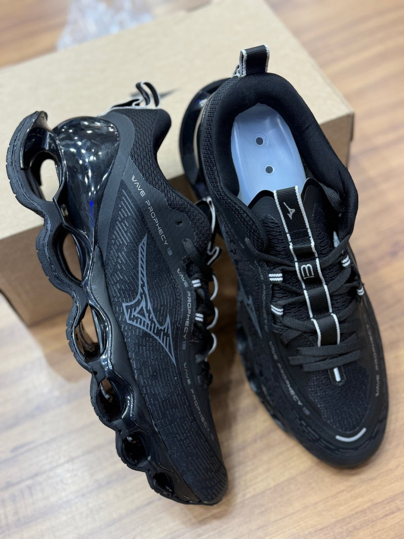 Tênis Mizuno Pro 13 Preto All Black importado vietnã