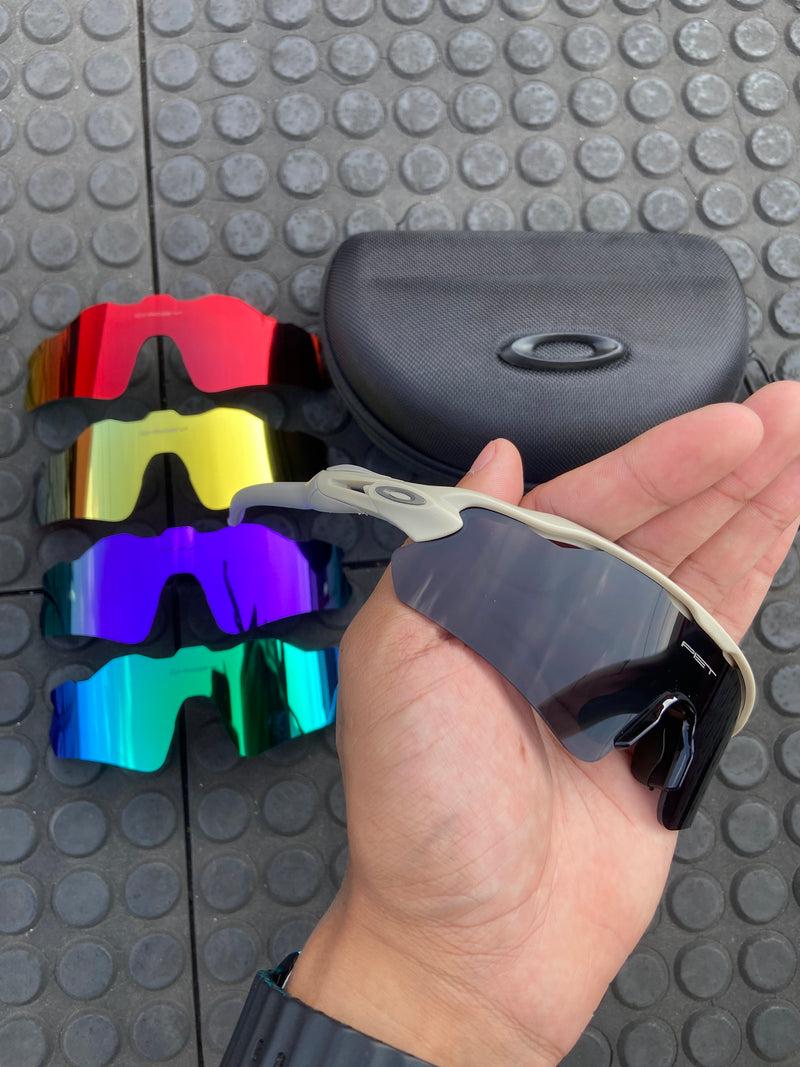Óculos de Sol Radar Ev PIET Lente Black Kit Radar com 5 Lentes + Case