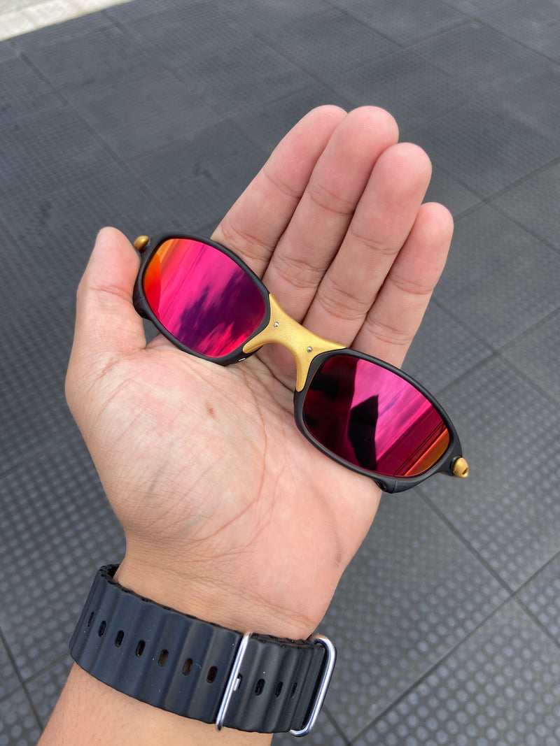 Óculos de sol Juliet Corvette Lentes Torch (vermelho escuro)