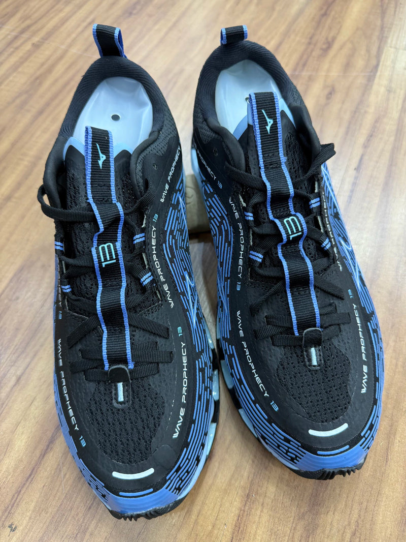 Tênis Mizuno Pro 13 preto e azul importado Vietnã