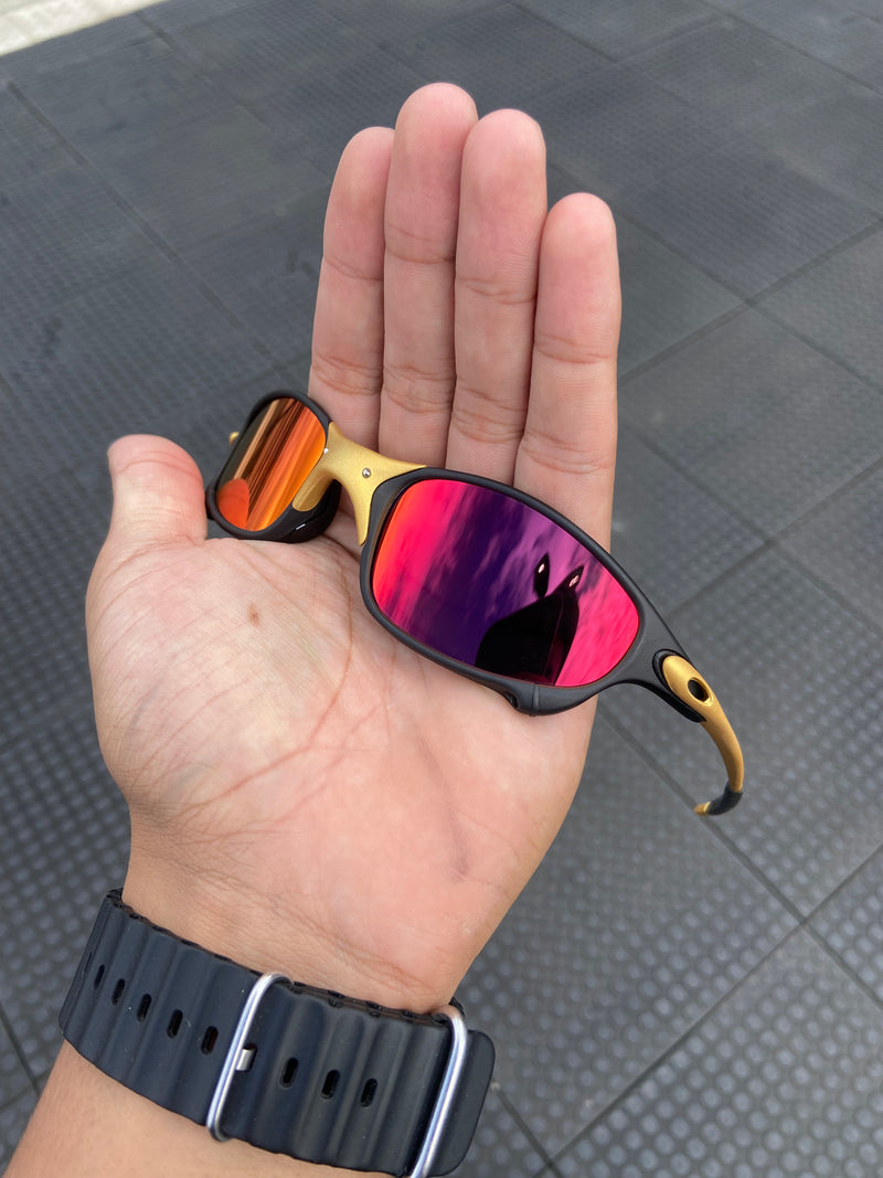 Óculos de sol Juliet Corvette Lentes Torch (vermelho escuro)