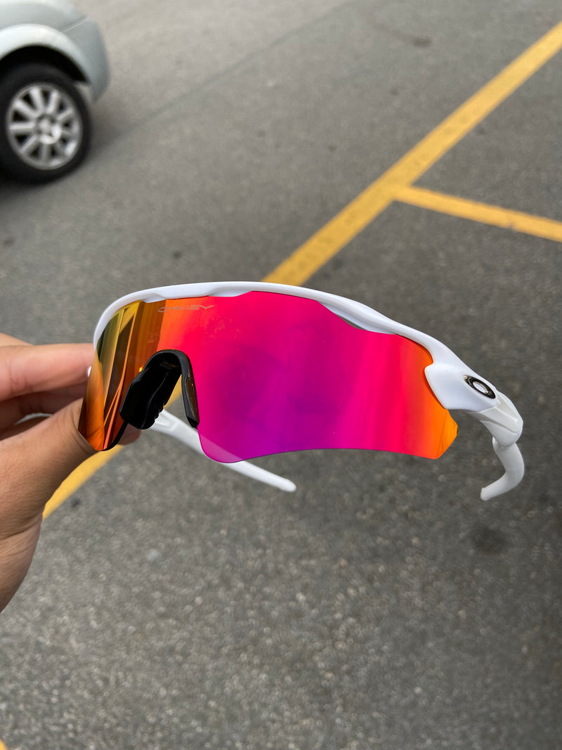 Óculos de Sol Radar Ev Branca Lente Ruby