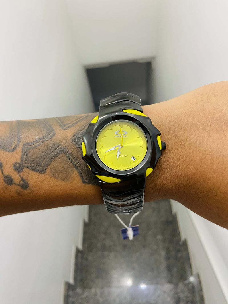 Relógio Blade Preto e Amarelo