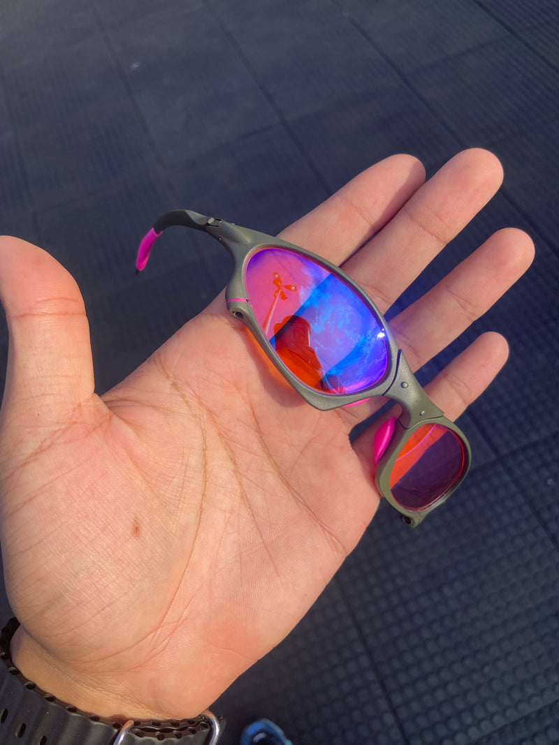 Óculos de Sol Penny xmetal lentes Prizm kit rosa