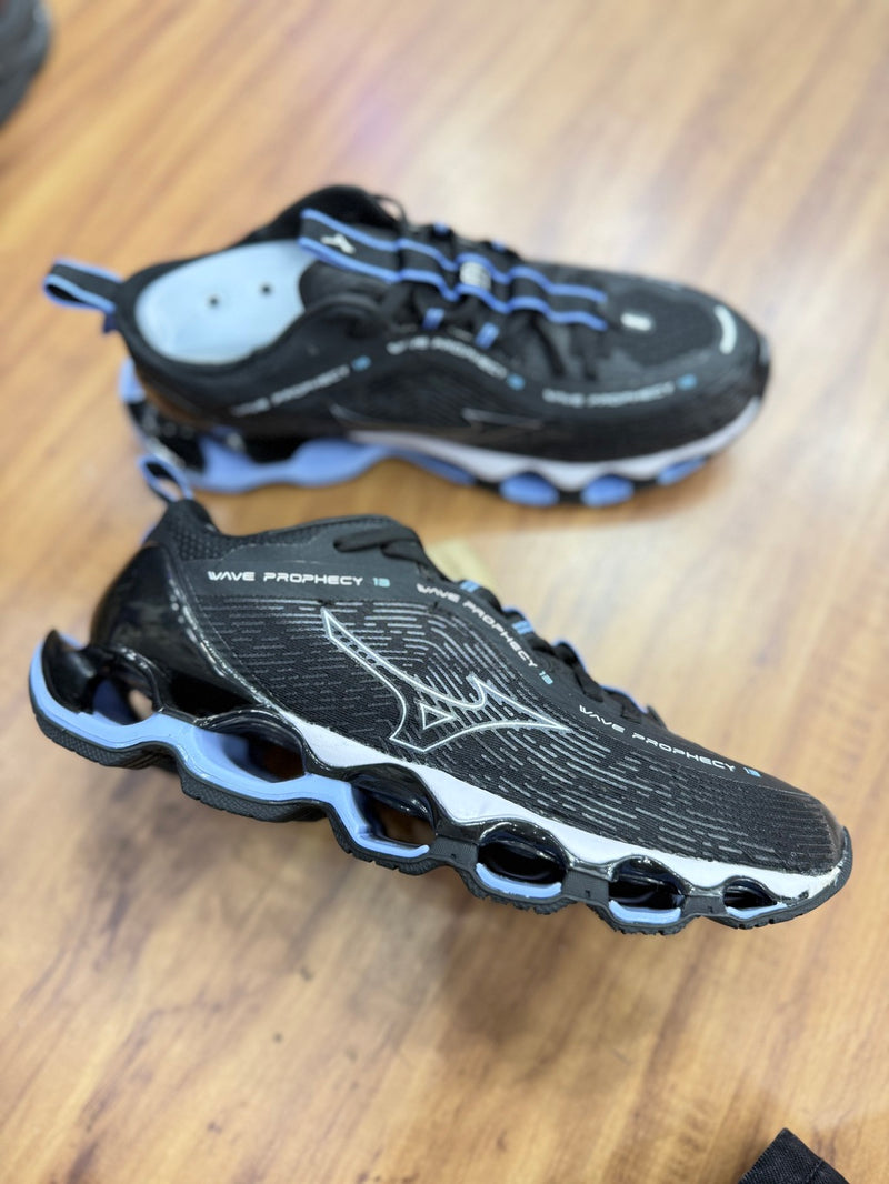 Tênis Mizuno Pro 13 Preto azul e branco importado vietnã