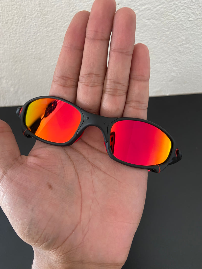 Óculos de Sol Juliet Carbon Lentes Ruby Kit Vermelho