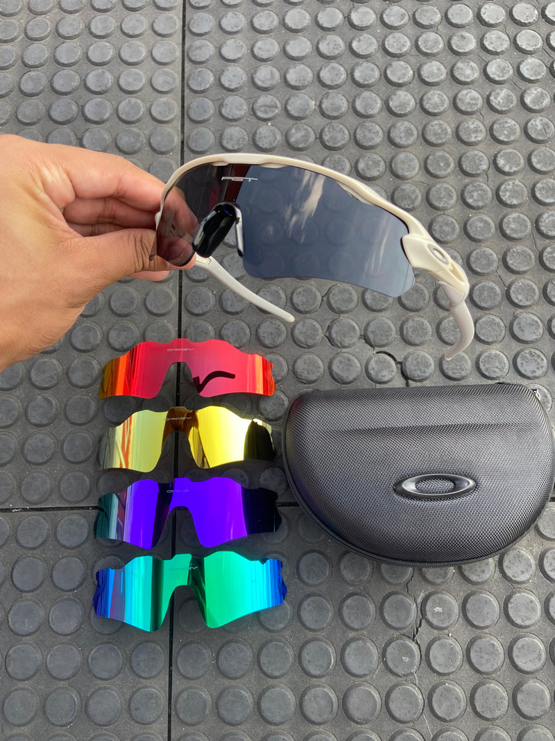Óculos de Sol Radar Ev PIET Lente Black Kit Radar com 5 Lentes + Case