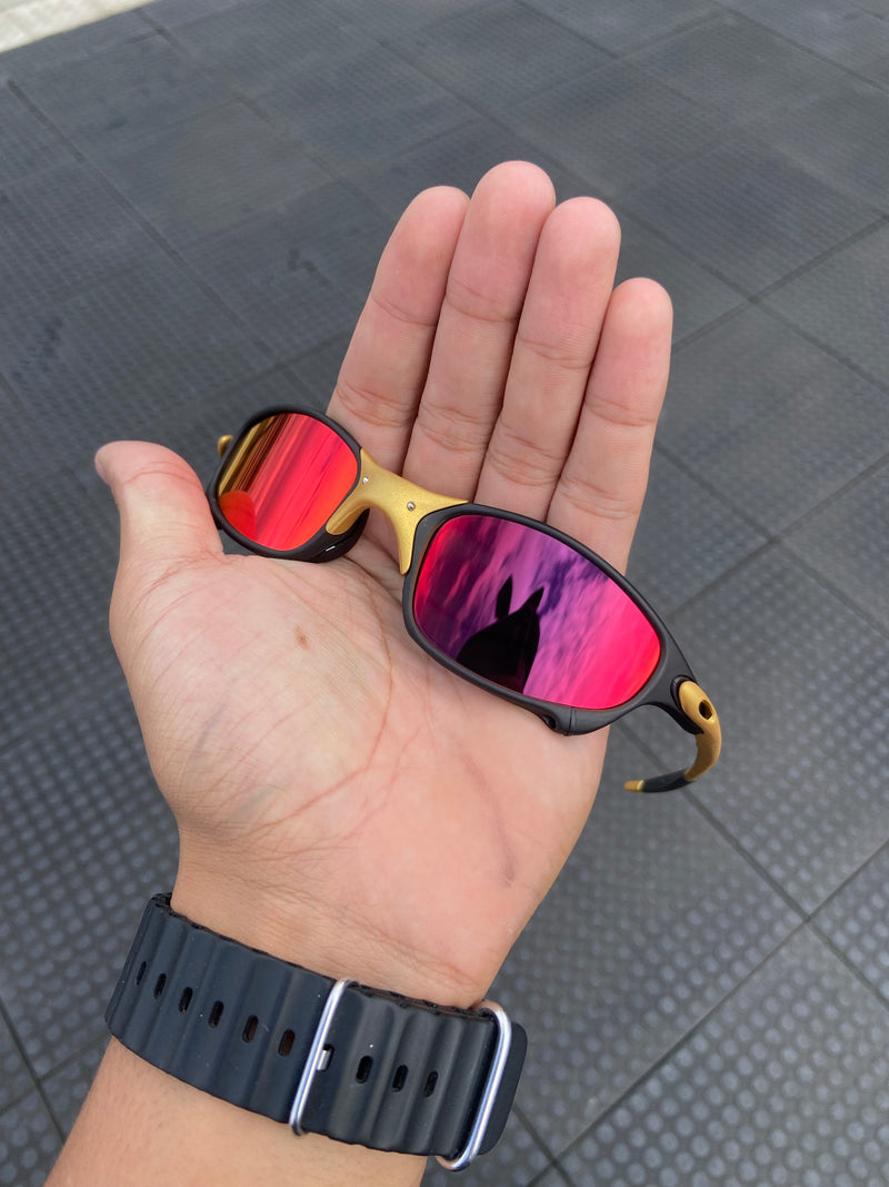 Óculos de sol Juliet Corvette Lentes Torch (vermelho escuro)