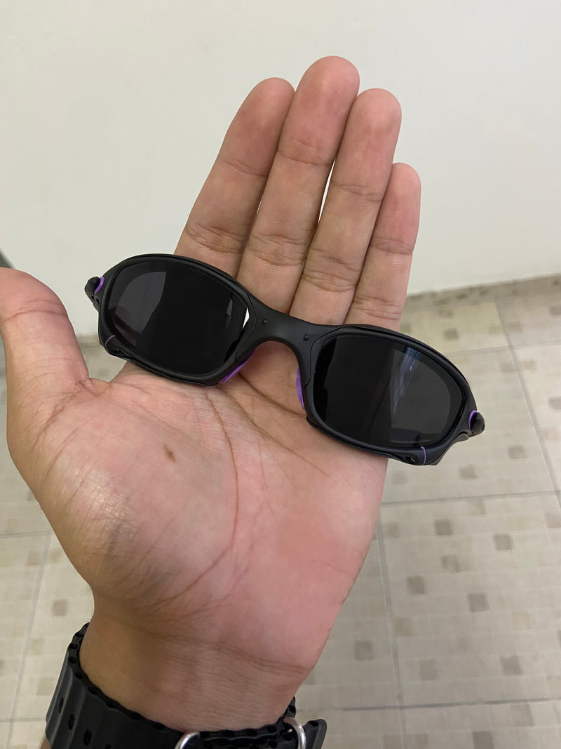 Óculos de sol Juliet Carbon Lentes Black Kit Roxo com sideblinder black