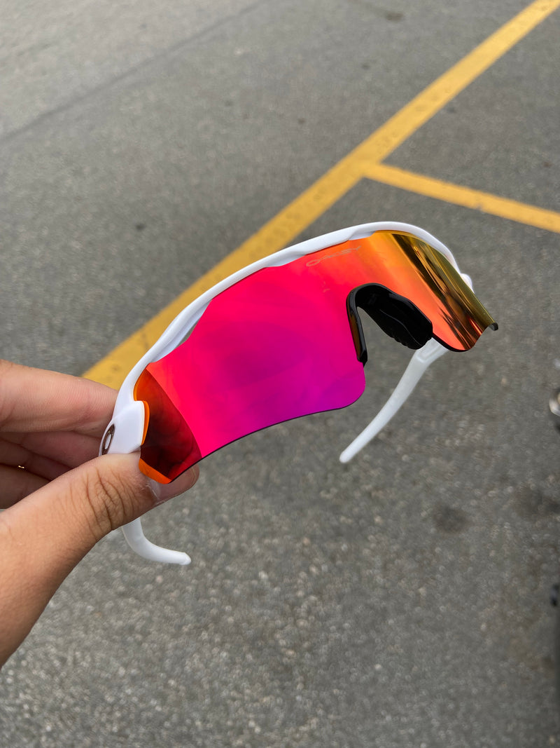 Óculos de Sol Radar Ev Branca Lente Ruby