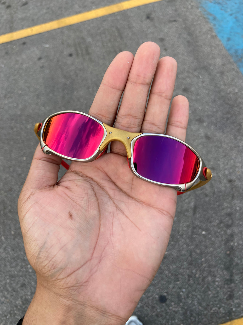Óculos de sol Juliet 24k Lentes Torch Kit Vermelho