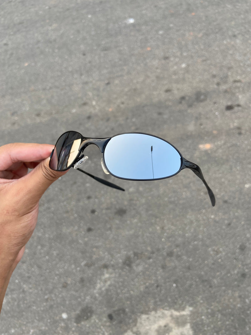 Óculos de Sol Wire Carbon Lentes Liquid Metal (cinza espelhado)