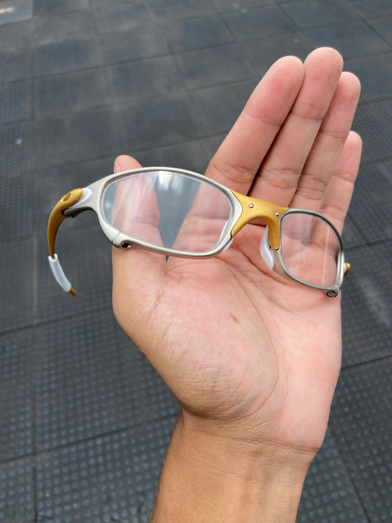 Óculos de Sol Juliet 24k Lentes Clear Kit Branco