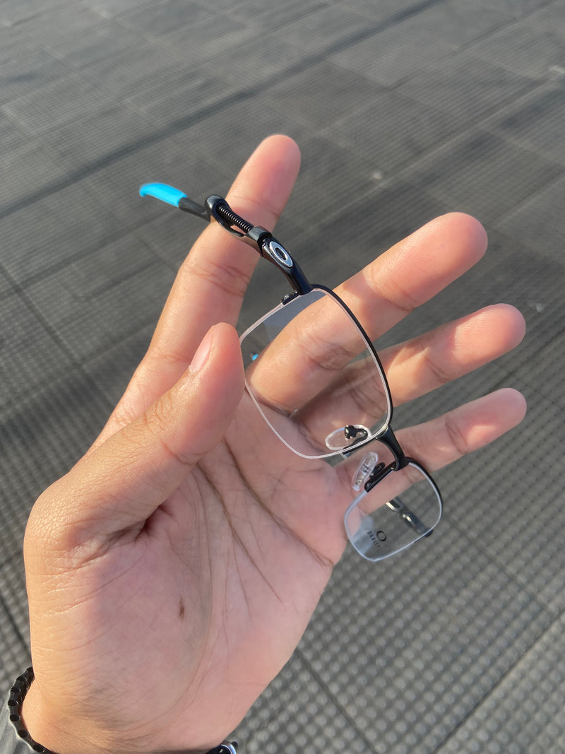 Óculos de descanso black kit azul armação com molinha (serve lentes de grau)