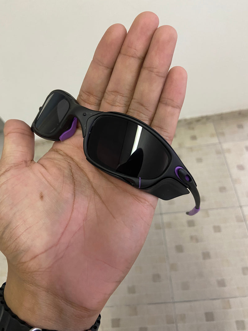 Óculos de sol Juliet Carbon Lentes Black Kit Roxo com sideblinder black