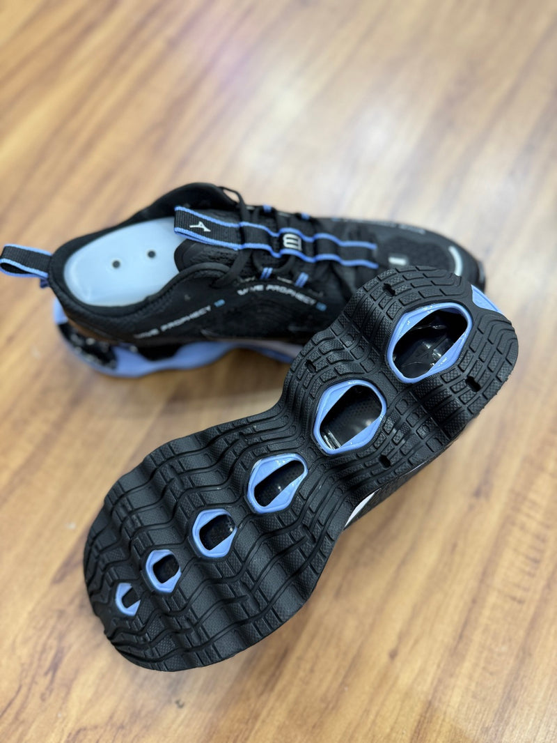 Tênis Mizuno Pro 13 Preto azul e branco importado vietnã