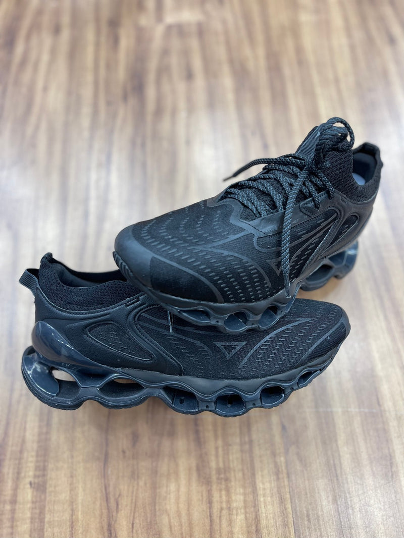 Tênis Mizuno Pro 14 Preto All Black importado Vietnã