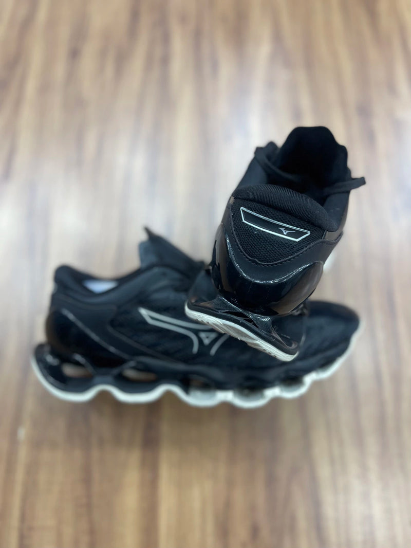 Tênis Mizuno Pro 12 Preto e branco importado Vietnã