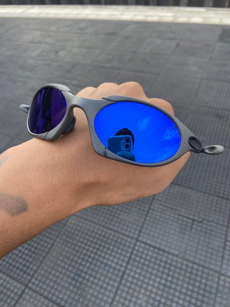 Óculos de Sol Romeo 1 Xmetal Lentes Neon Blue (azul escuro)