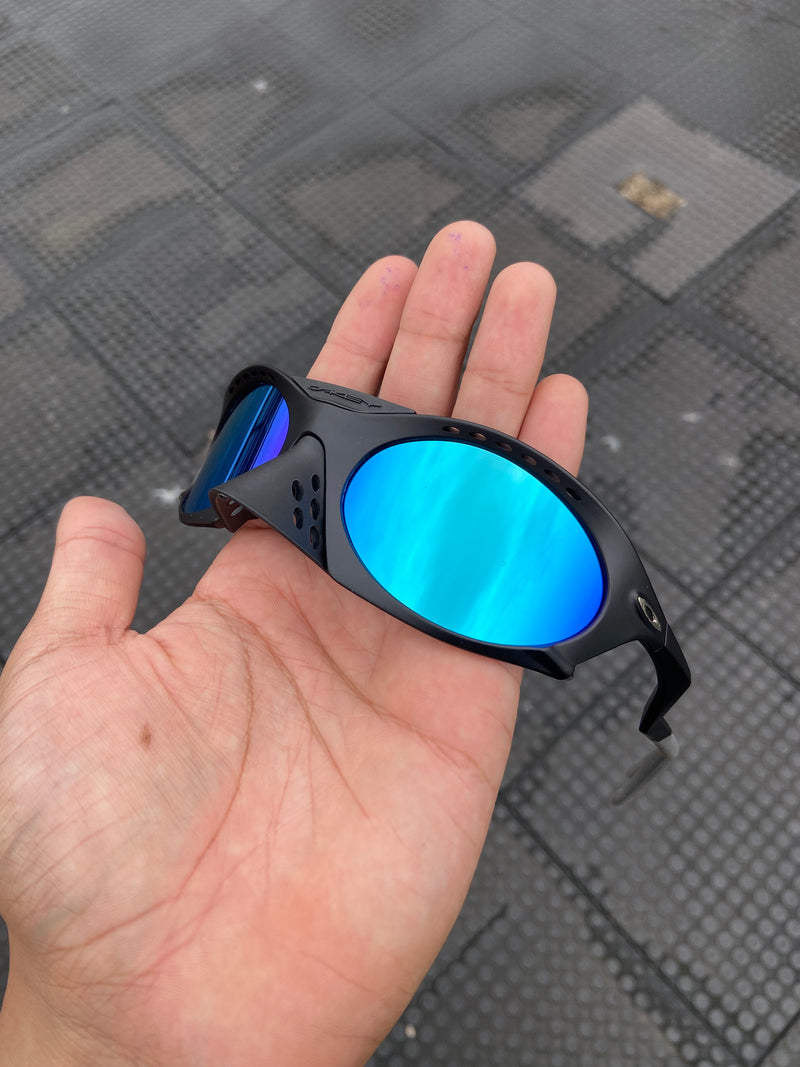 Óculos de Sol Plantaris Black Lentes Ice Thug (azul piscina)
