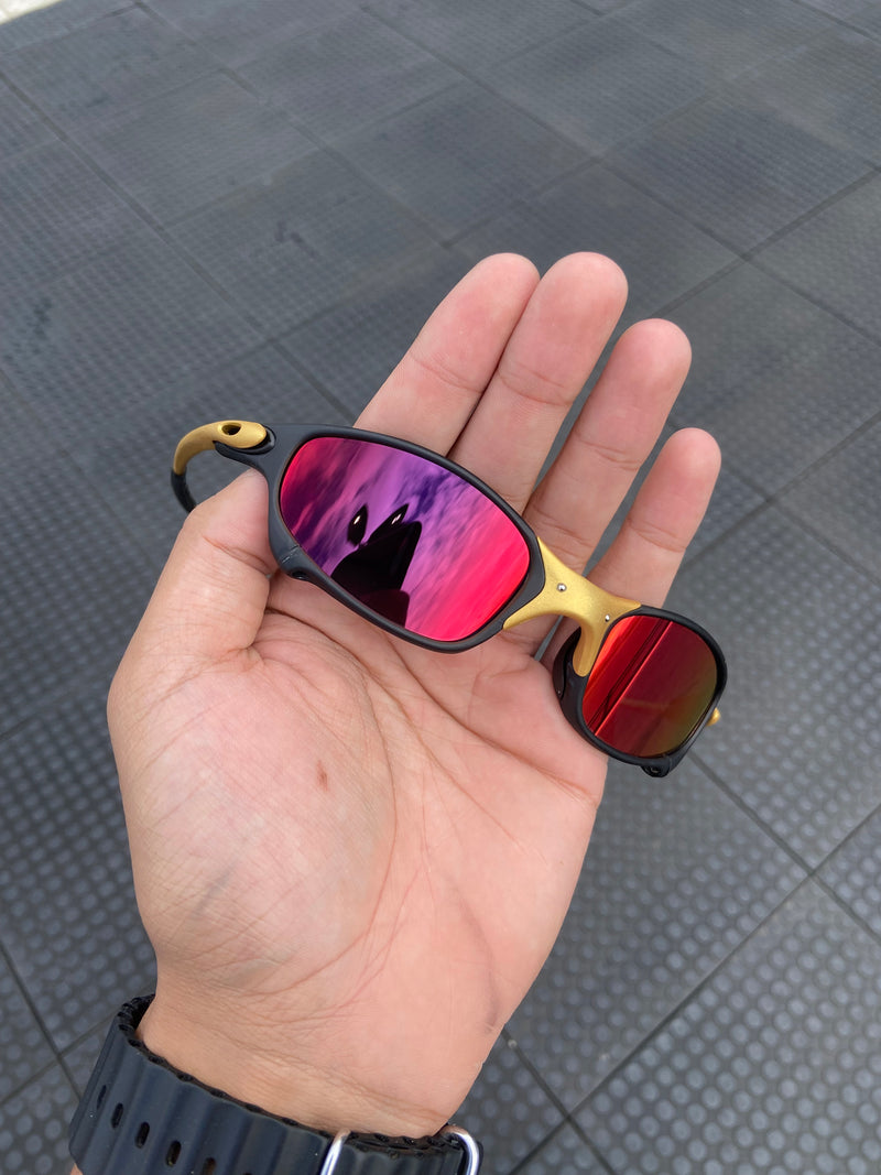 Óculos de sol Juliet Corvette Lentes Torch (vermelho escuro)