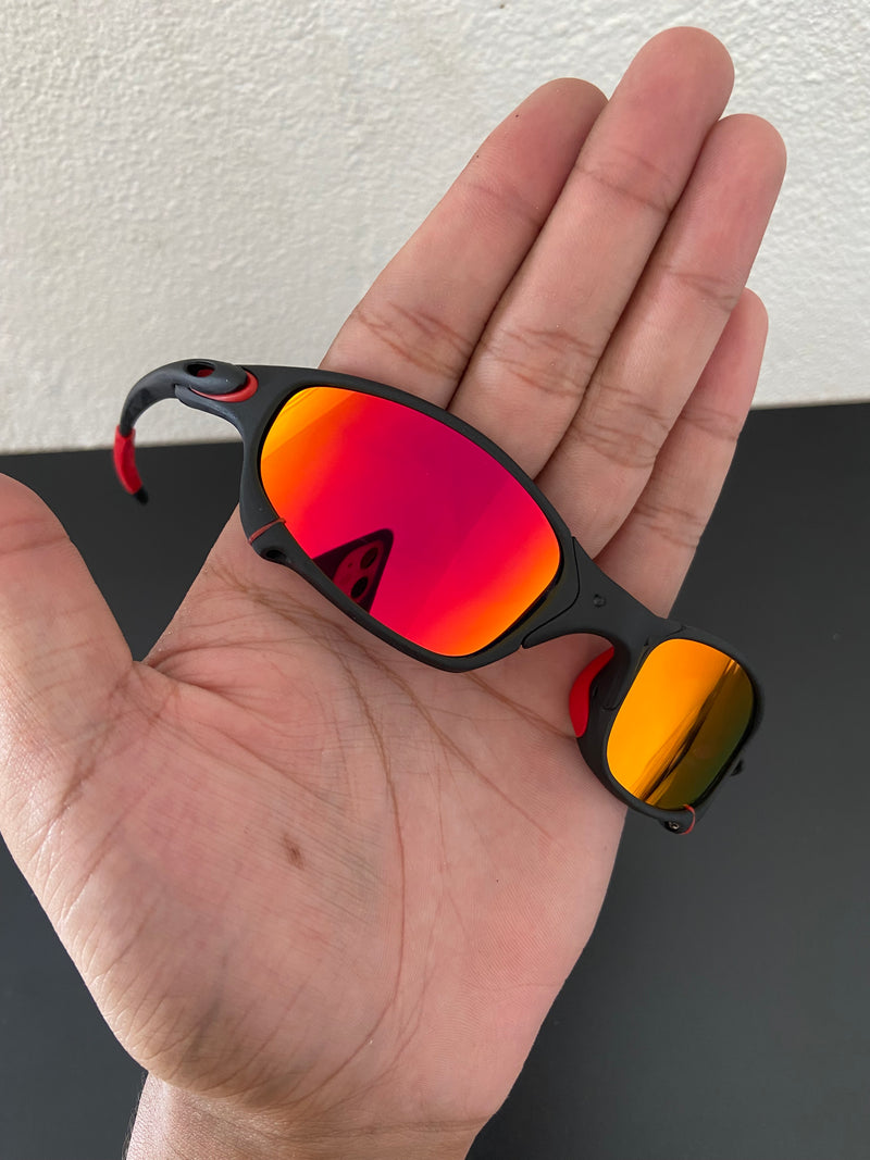 Óculos de Sol Juliet Carbon Lentes Ruby Kit Vermelho