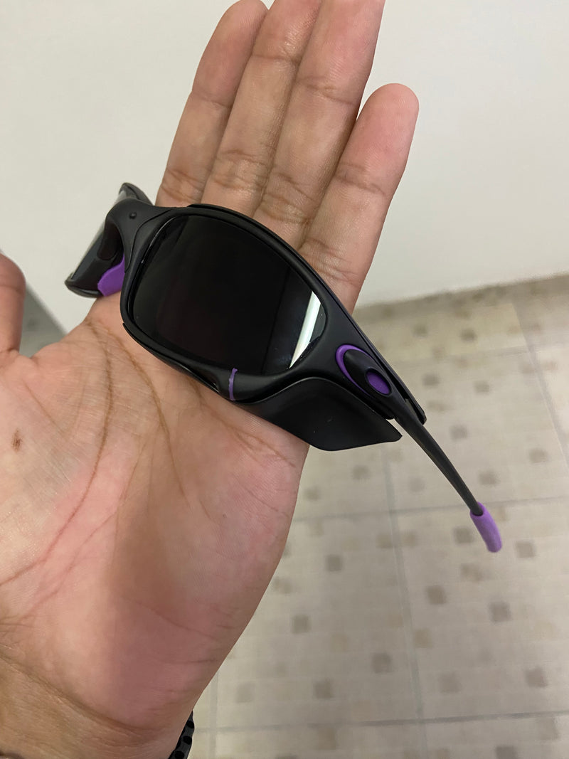 Óculos de sol Juliet Carbon Lentes Black Kit Roxo com sideblinder black