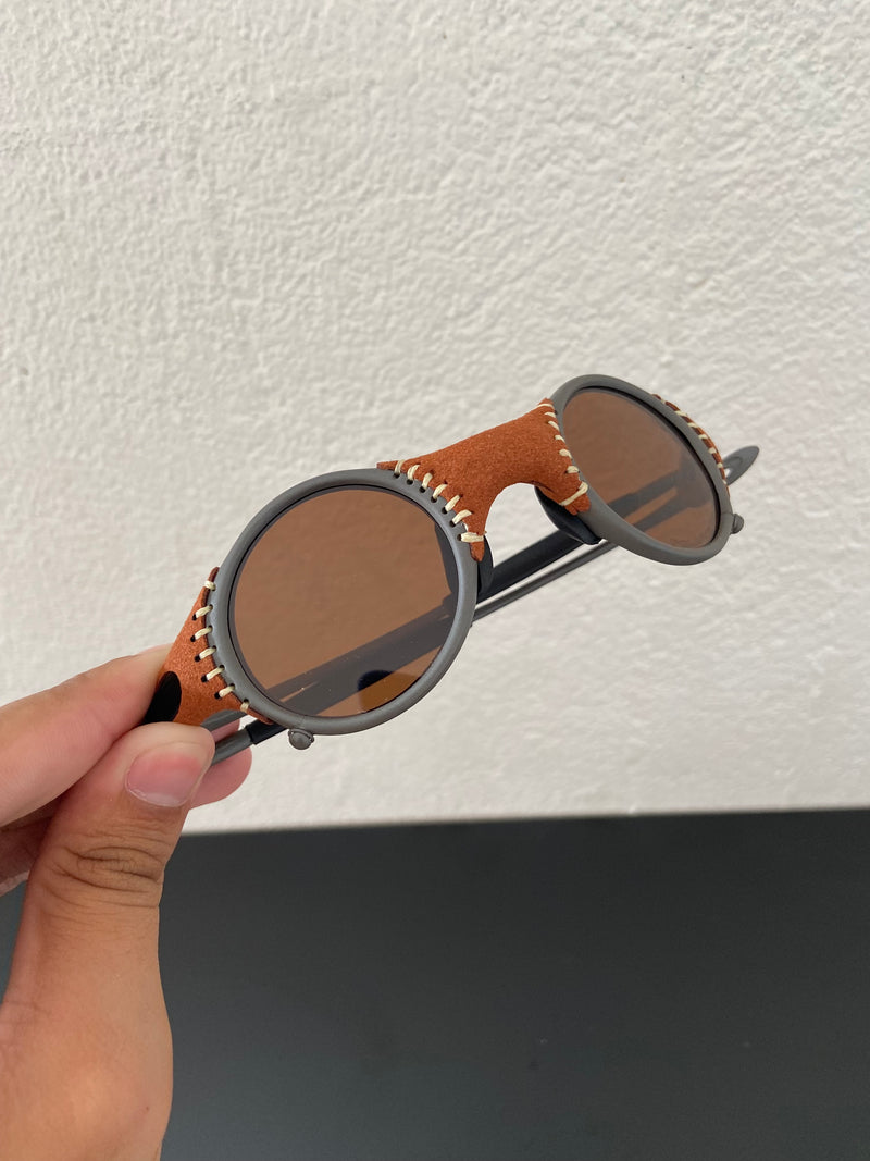 Óculos de Sol Mars Jordan Lentes VR28 (marrom) Lupa do Neymar
