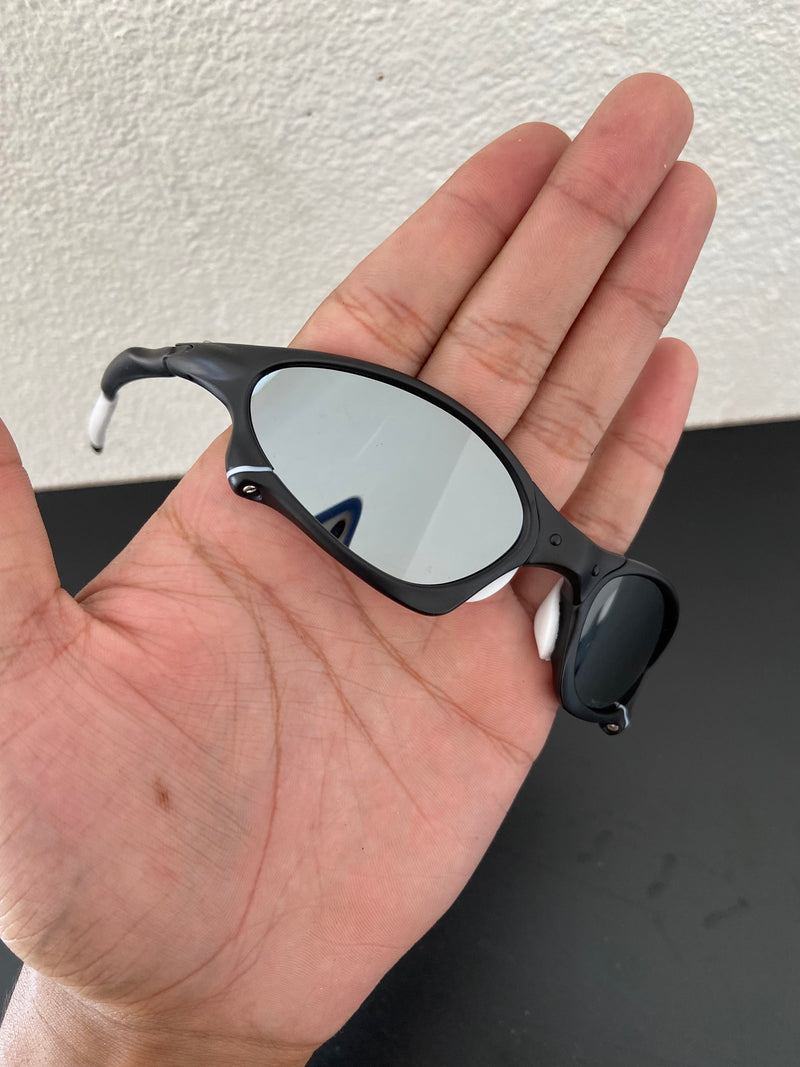 Óculos de Sol Penny Carbon Lentes Cinza Espelhado Kit Branco