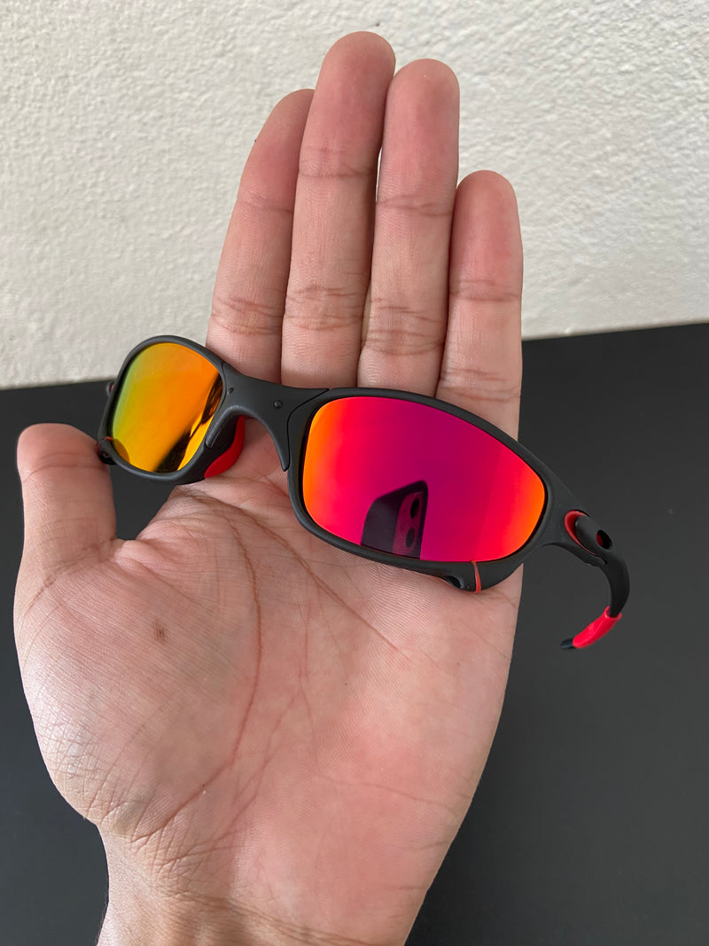 Óculos de Sol Juliet Carbon Lentes Ruby Kit Vermelho