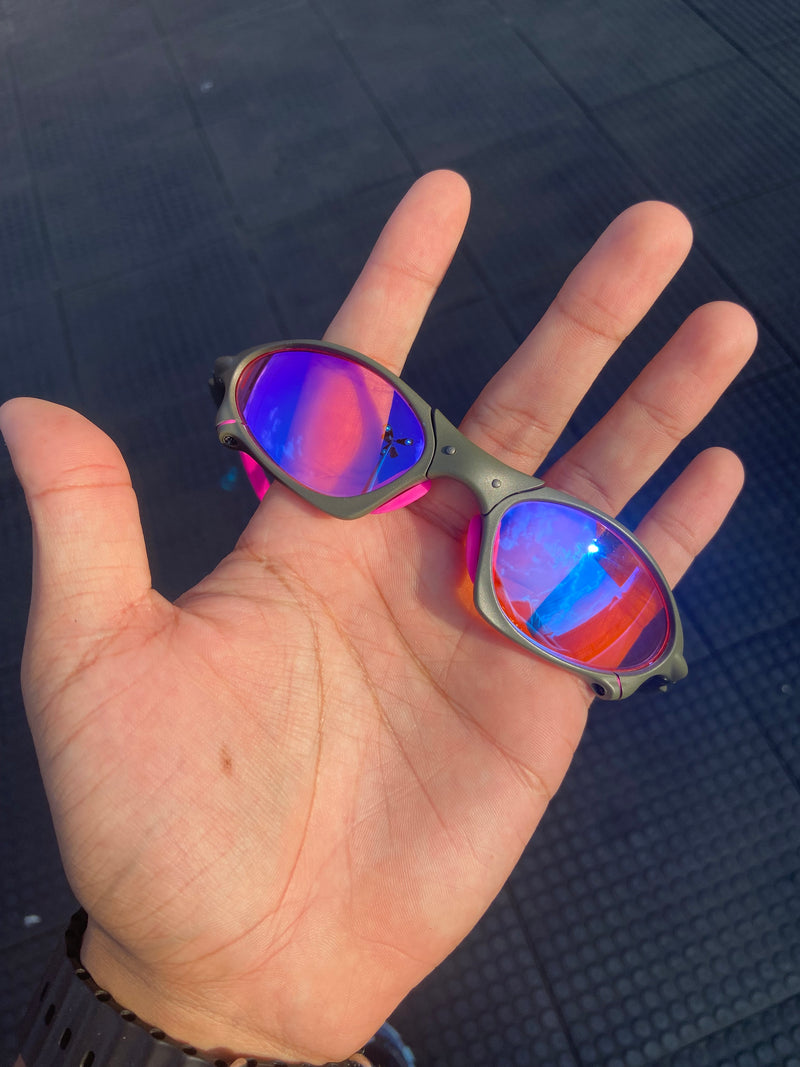 Óculos de Sol Penny xmetal lentes Prizm kit rosa
