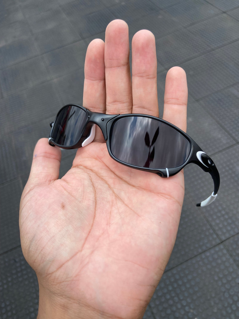 Óculos de Sol Juliet Carbon Lentes Black Kit Branco