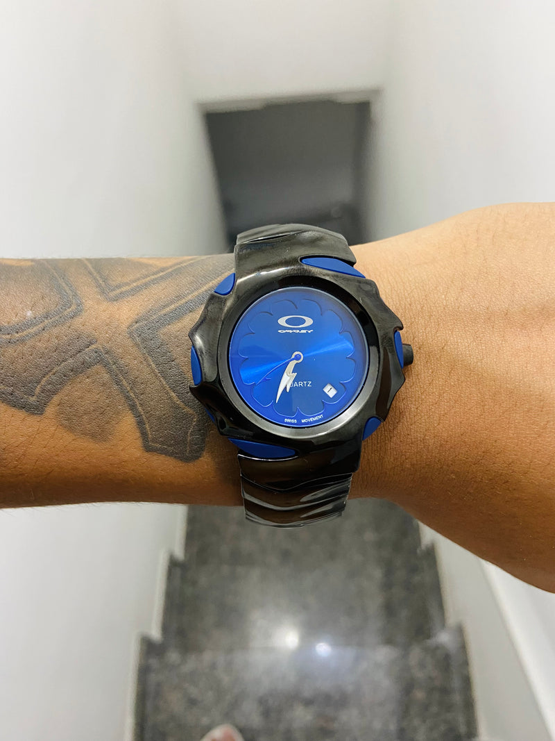 Relógio Blade Preto e azul
