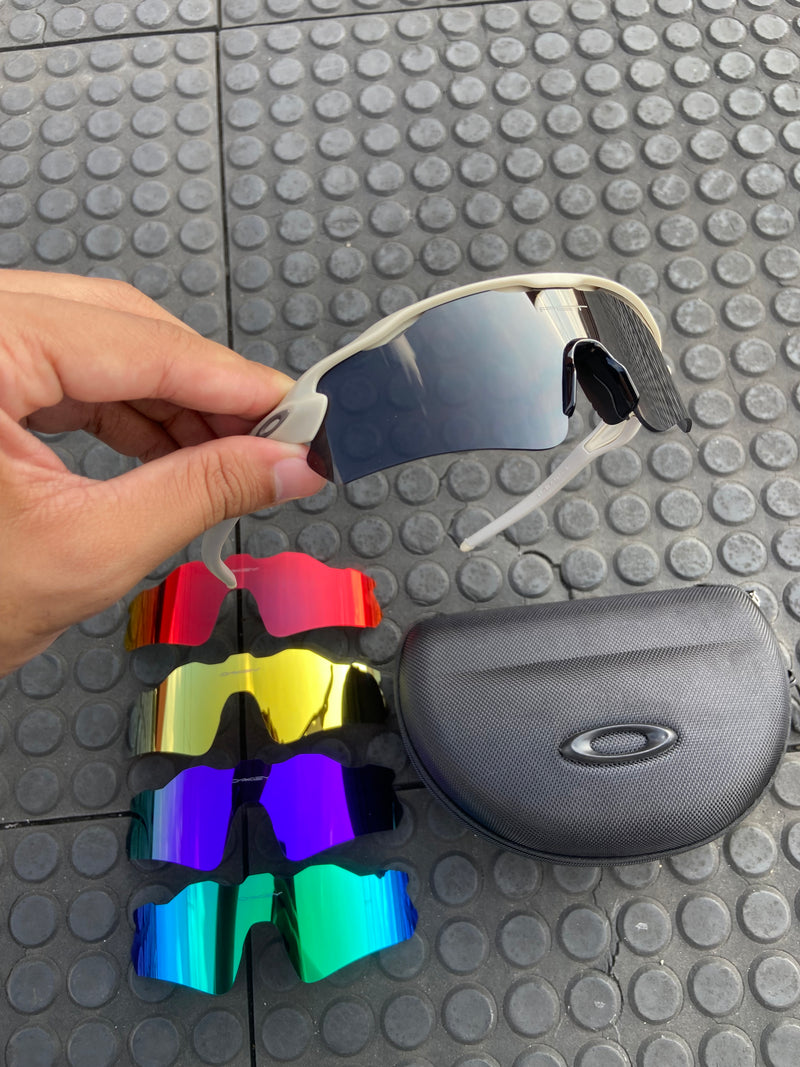 Óculos de Sol Radar Ev PIET Lente Black Kit Radar com 5 Lentes + Case