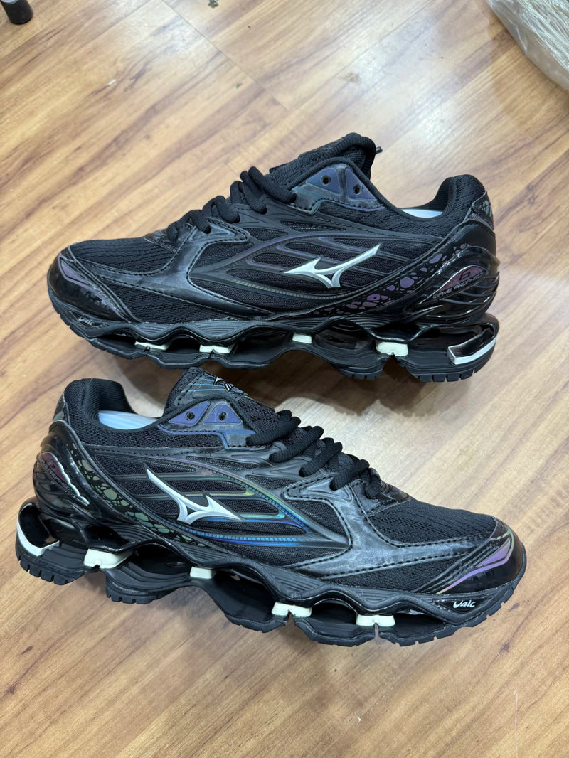 Tênis Mizuno Pro 6 Preto camaleão (refletivo) importado Vietnã