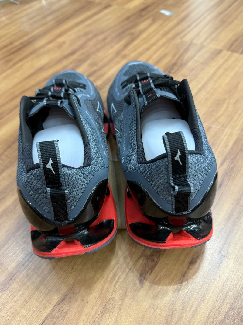 Tênis Mizuno Pro 13 cinza preto e vermelho importado vietnã