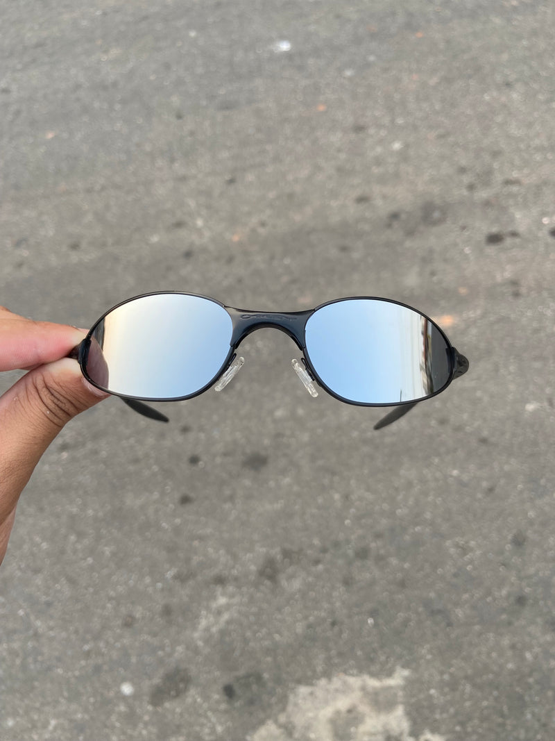 Óculos de Sol Wire Carbon Lentes Liquid Metal (cinza espelhado)