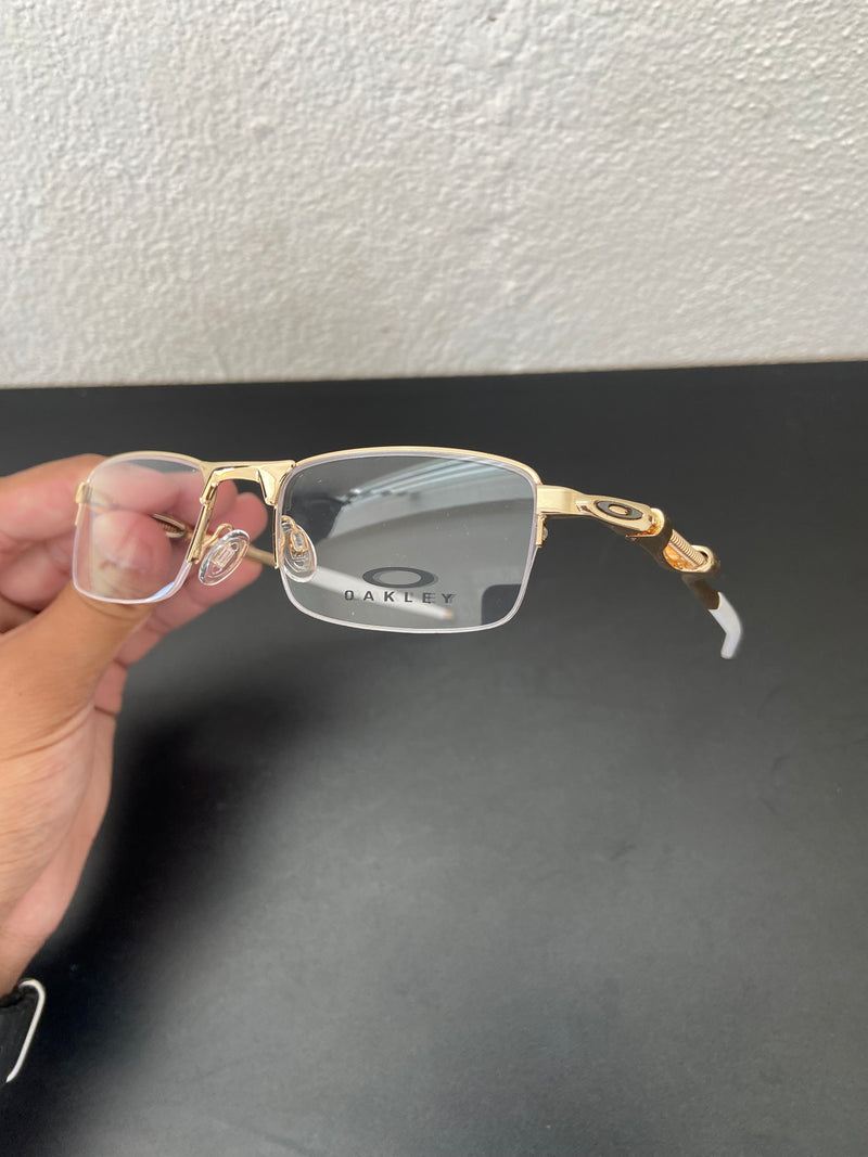 Óculos de descanso dourado kit branco armação com molinha