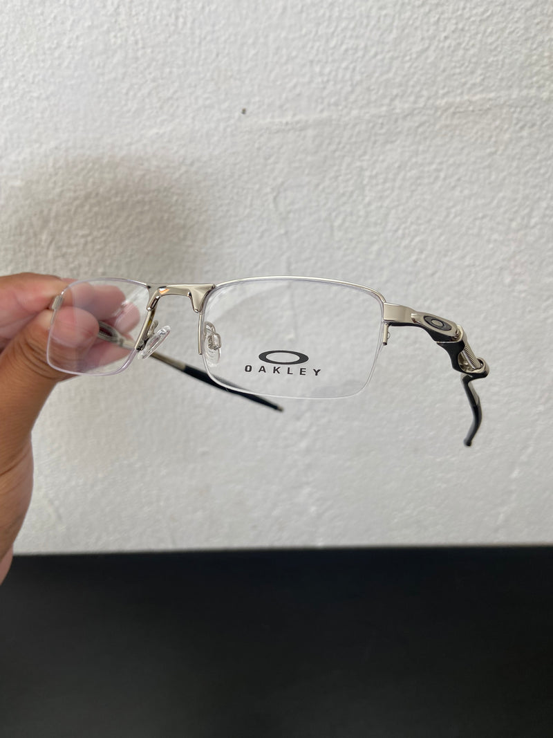 Óculos de descanso prata armação de molinha (serve lentes de grau)
