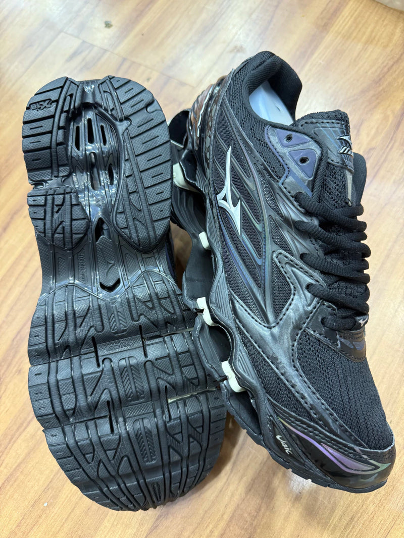 Tênis Mizuno Pro 6 Preto camaleão (refletivo) importado Vietnã