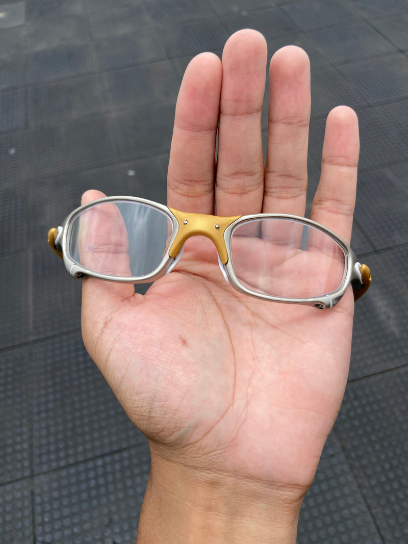 Óculos de Sol Juliet 24k Lentes Clear Kit Branco