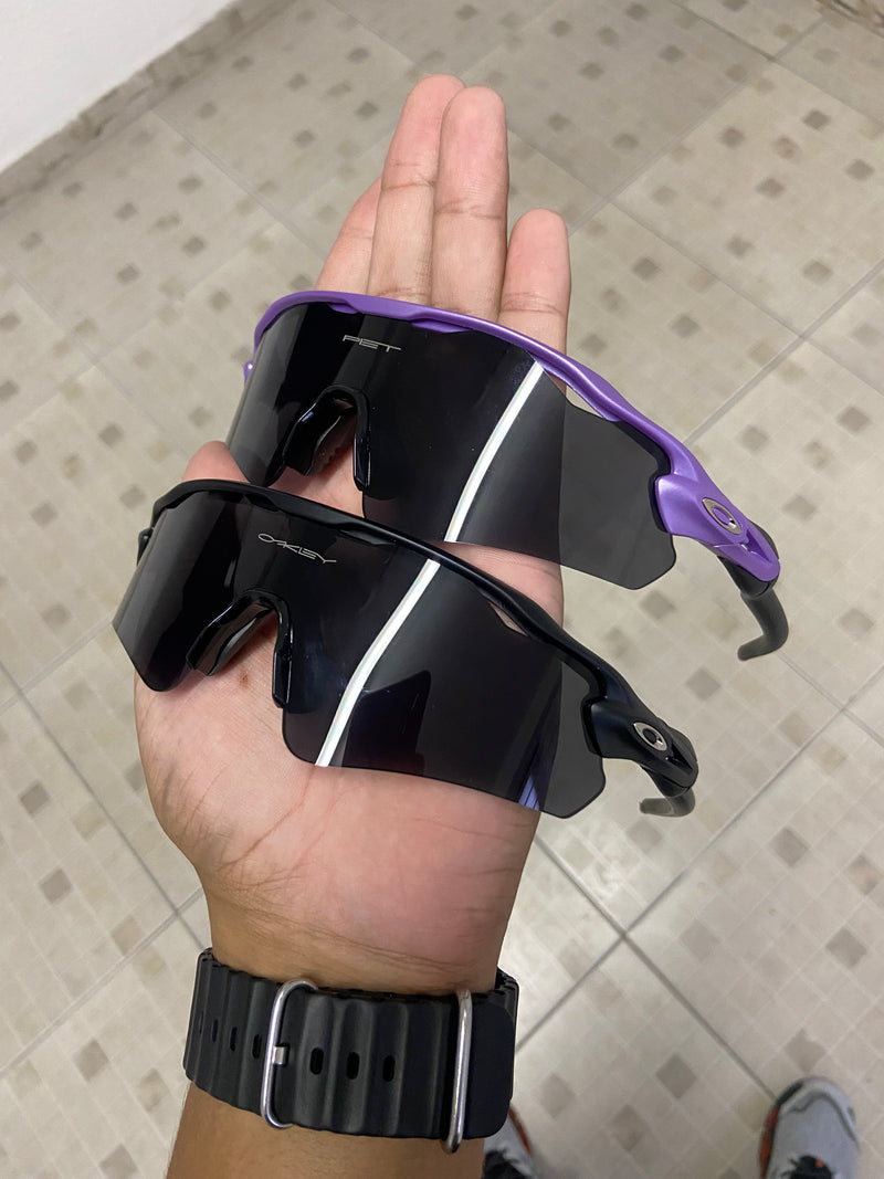 Óculos de Sol Radar Ev All Black + Radar Ev PIET Lente Black Kit Casal