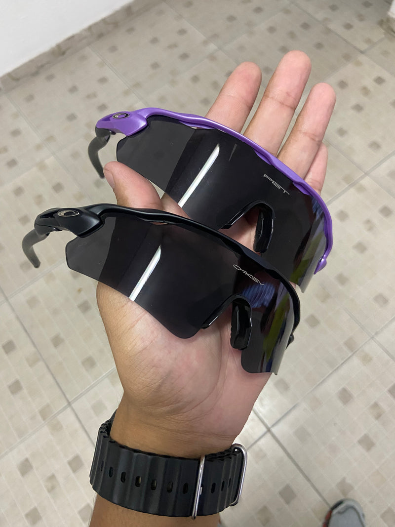 Óculos de Sol Radar Ev All Black + Radar Ev PIET Lente Black Kit Casal