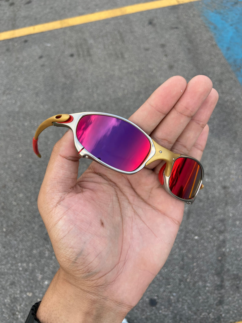 Óculos de sol Juliet 24k Lentes Torch Kit Vermelho