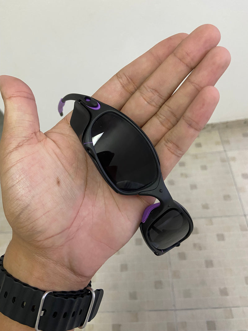 Óculos de sol Juliet Carbon Lentes Black Kit Roxo com sideblinder black