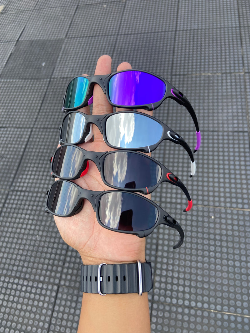 Kit Promocional Com 4 Lupas Óculos de Sol Juliet Carbon