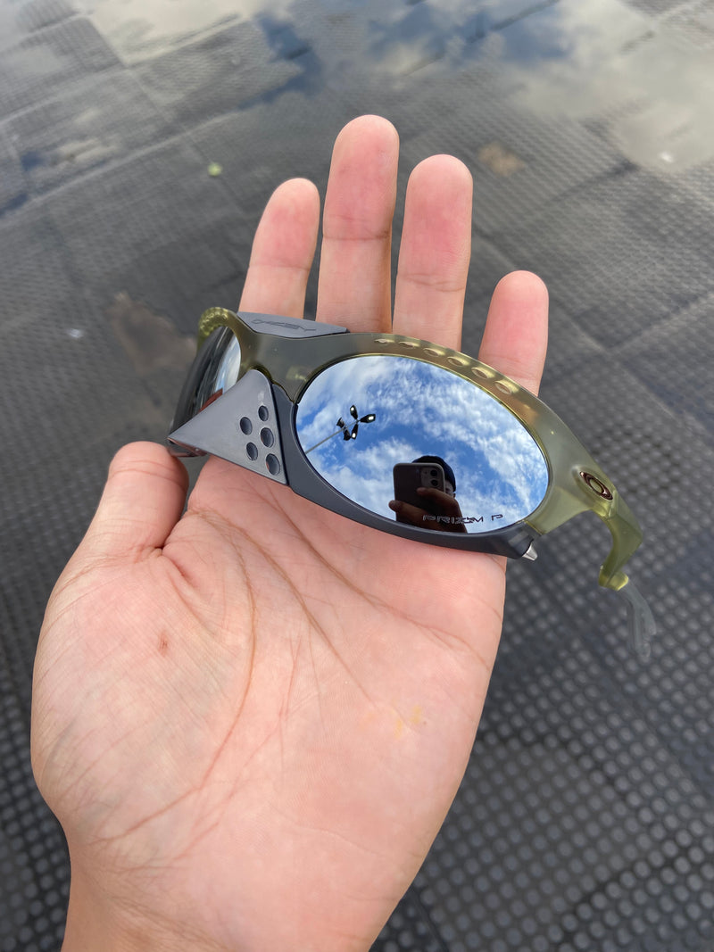 Óculos de sol Plantaris verde militar Lentes Liquid Metal