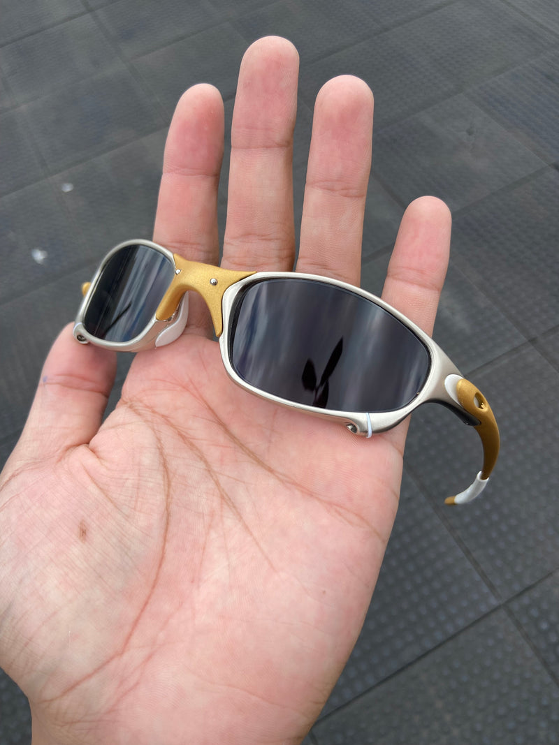 Óculos de Sol Juliet 24k Lentes Black Kit Branco