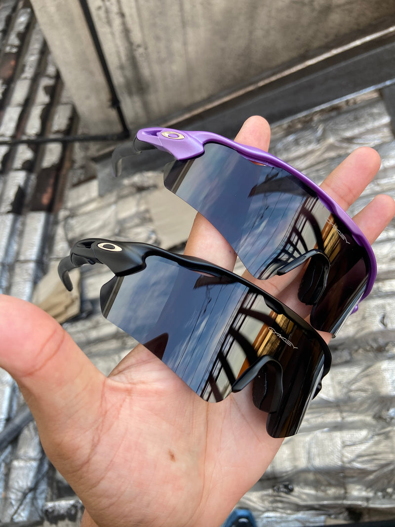 Combo 2 Lupas - Óculos de Sol Radar Ev Roxa Lente Black + Radar Ev All Black
