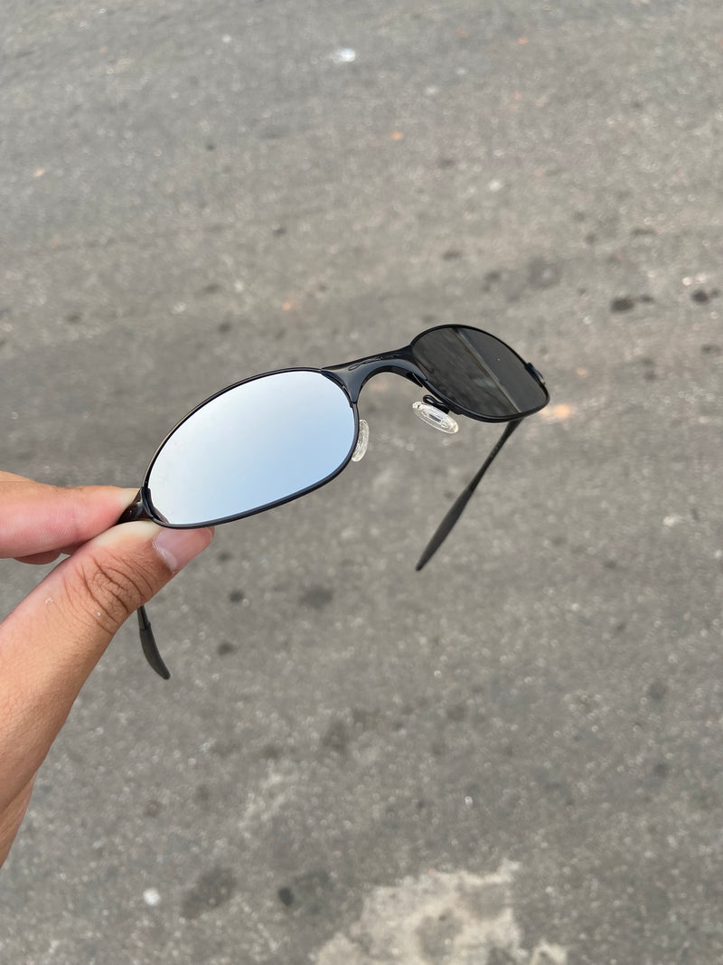 Óculos de Sol Wire Carbon Lentes Liquid Metal (cinza espelhado)